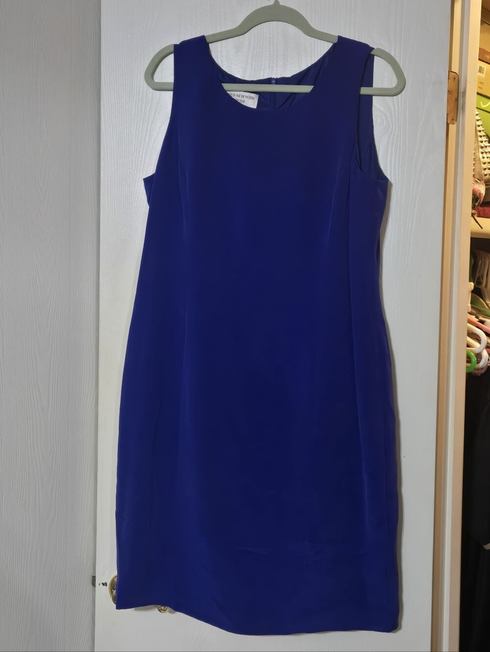 Jones New York Vintage Silk Sheath Dress